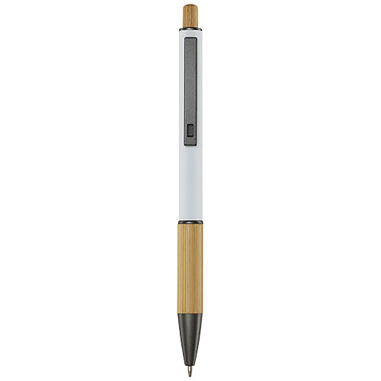 Darius recycled aluminium ballpoint pen (blue ink) - white