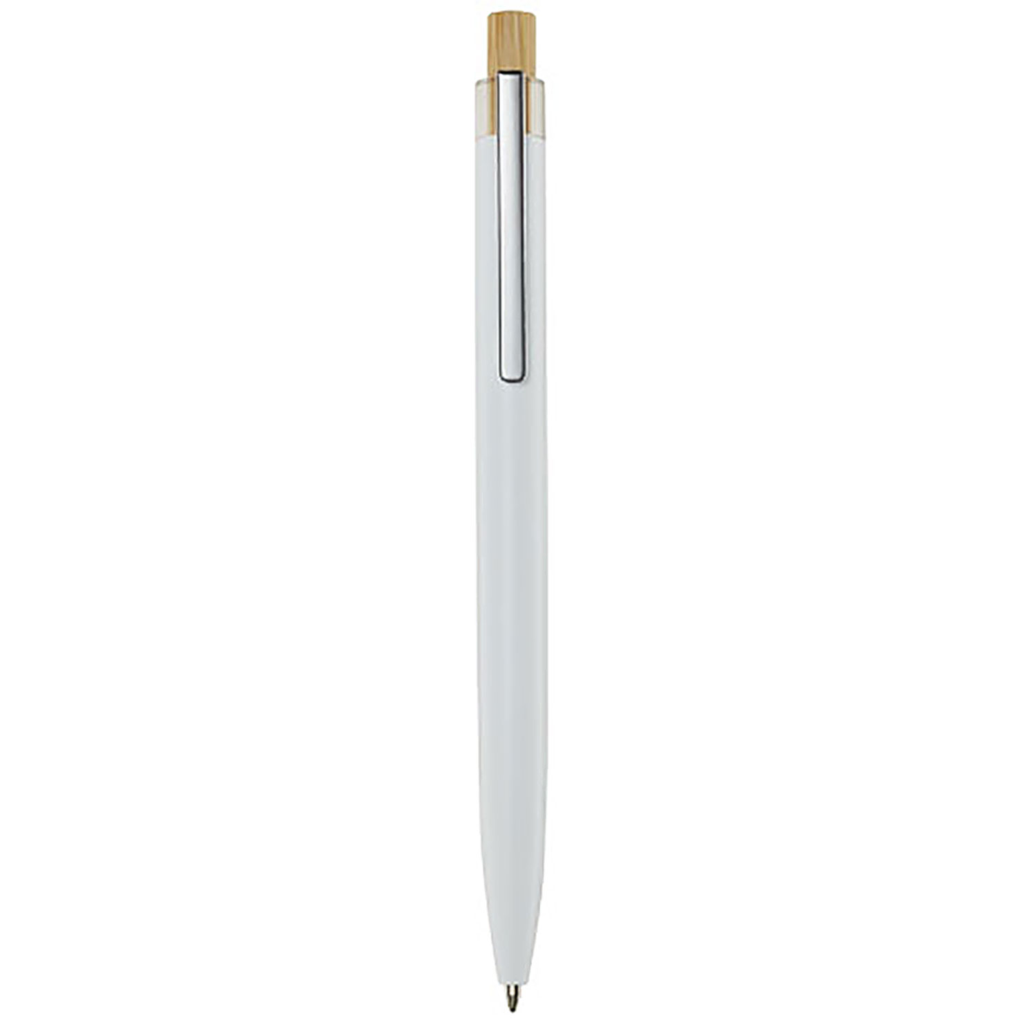 Nooshin recycled aluminium ballpoint pen (blue ink) - white