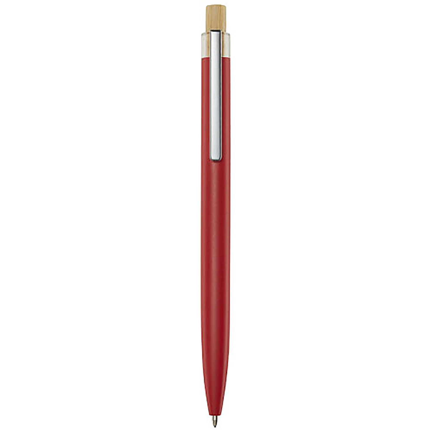 Nooshin recycled aluminium ballpoint pen (blue ink) - red