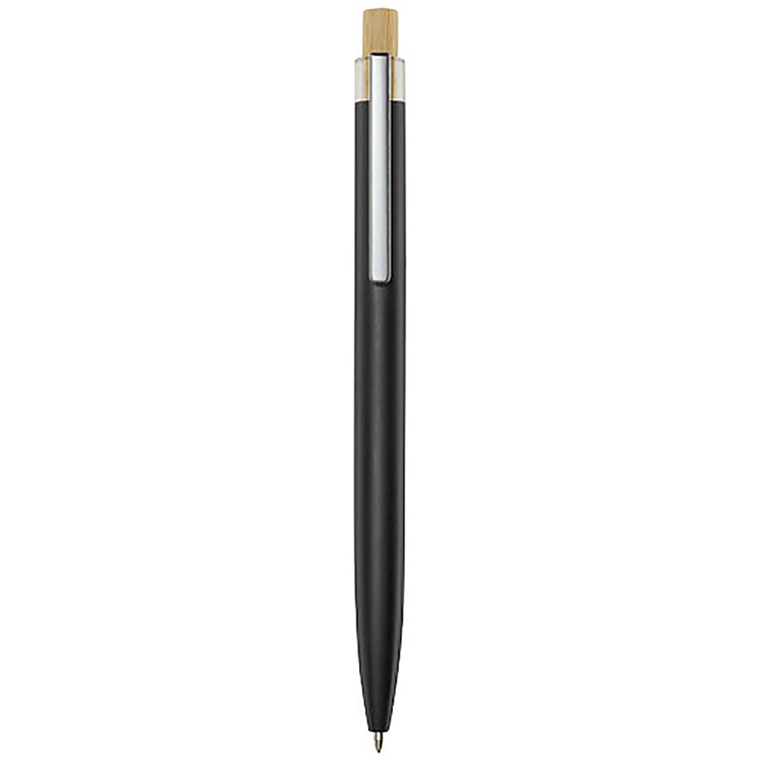 Nooshin recycled aluminium ballpoint pen (blue ink) - black