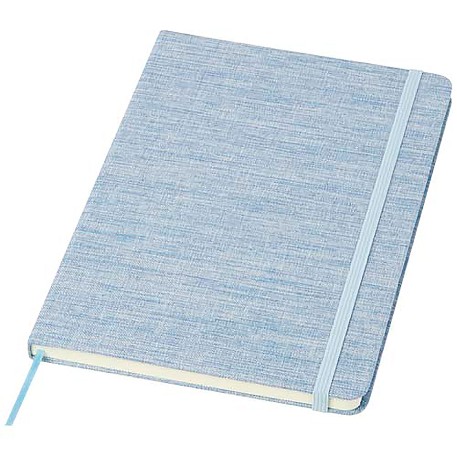 Ramona A5 cotton notebook - baby blue