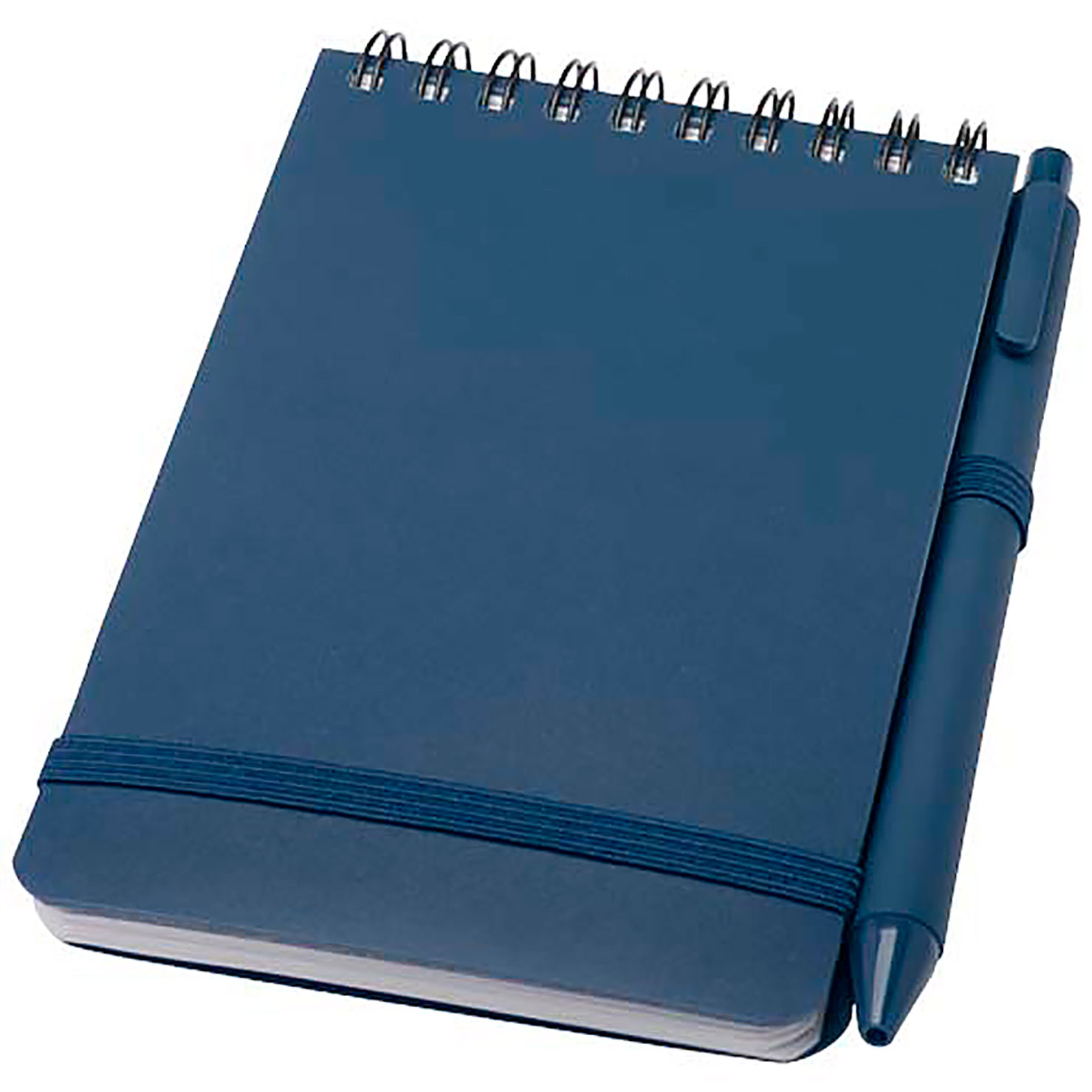 Thalaasa A6 hard cover ocean-bound notebook with ballpoint pen (black ink) - turquoise