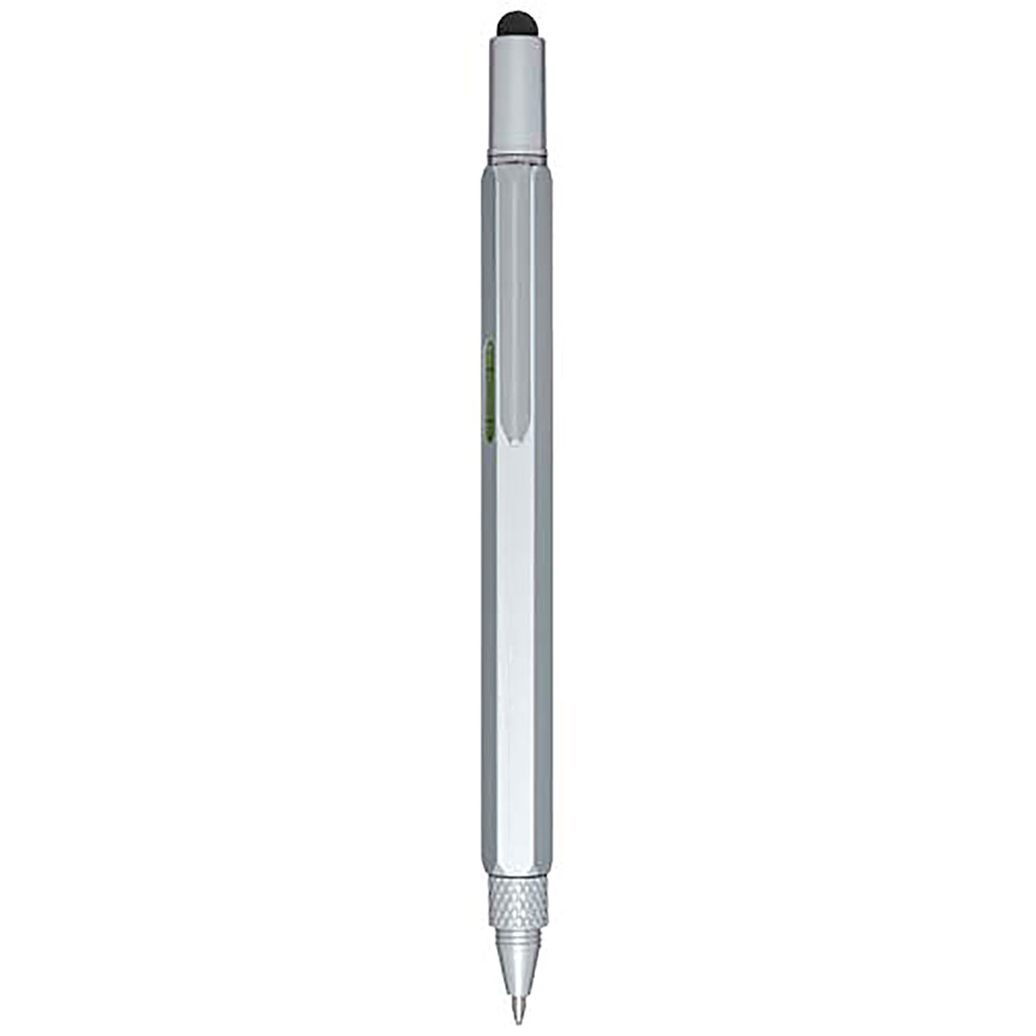 Dora recycled aluminium multifunctional pen (black ink) - silver