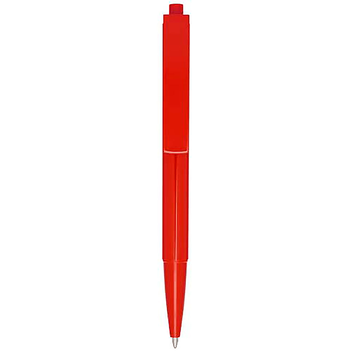 Elsa recycled plastic ballpoint pen (black ink) - red