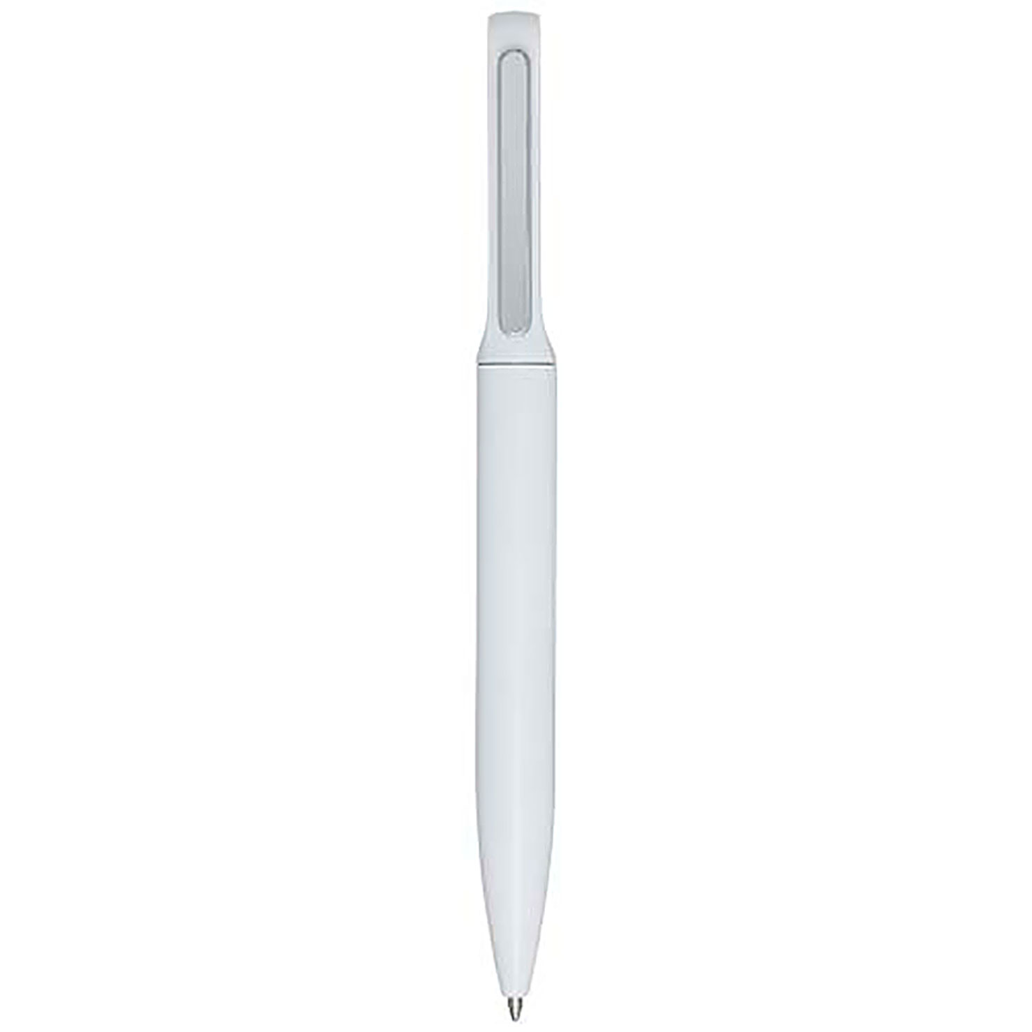 Blanca recycled aluminium ballpoint pen (black ink) - white