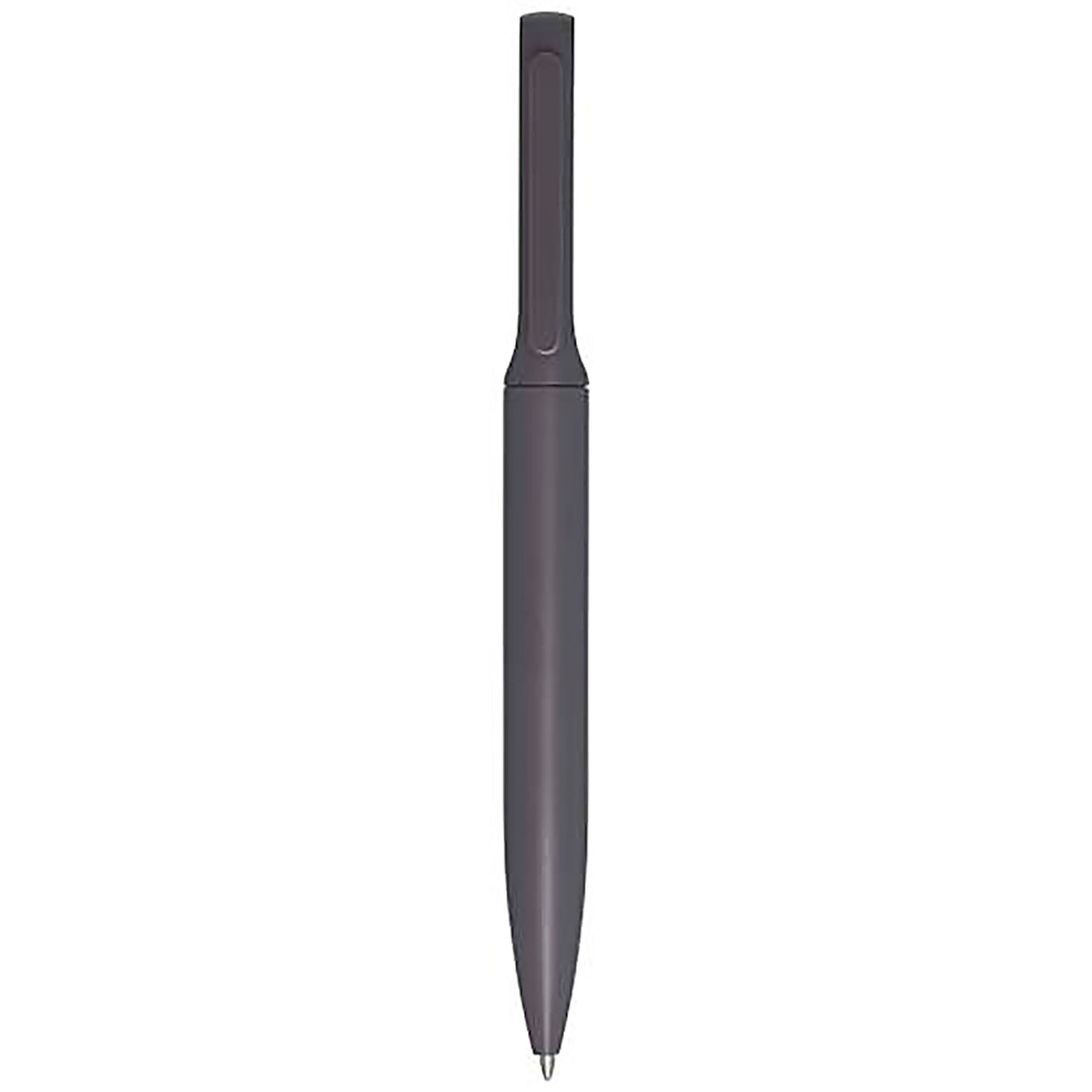 Blanca recycled aluminium ballpoint pen (black ink) - grey