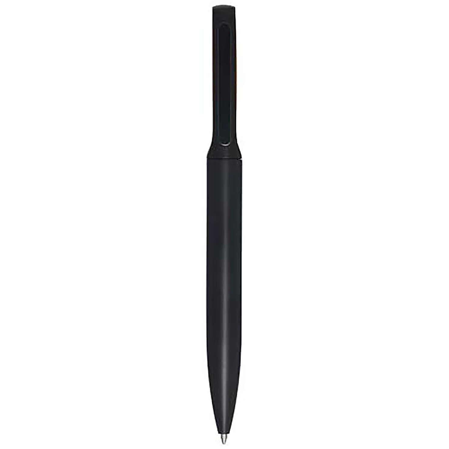 Blanca recycled aluminium ballpoint pen (black ink) - black