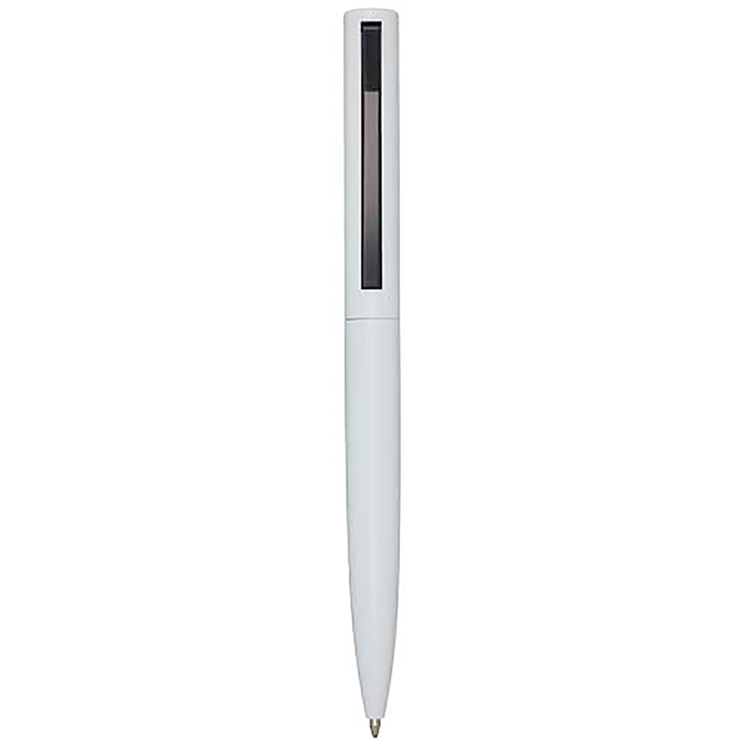 Juana recycled aluminium ballpoint pen (black ink) - white