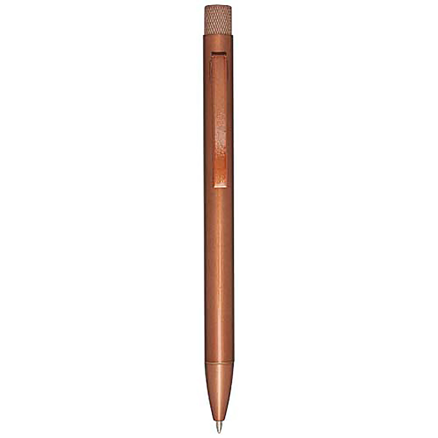 Beatriz recycled brass ballpoint pen (black ink) - bronze