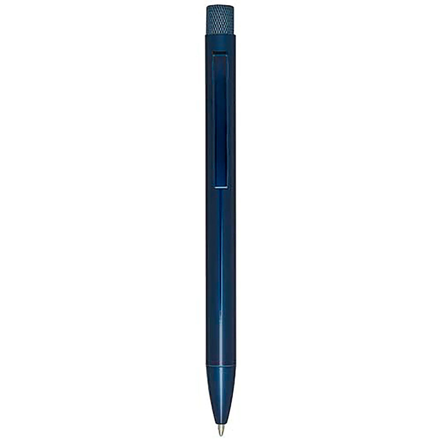 Beatriz recycled brass ballpoint pen (black ink) - blue