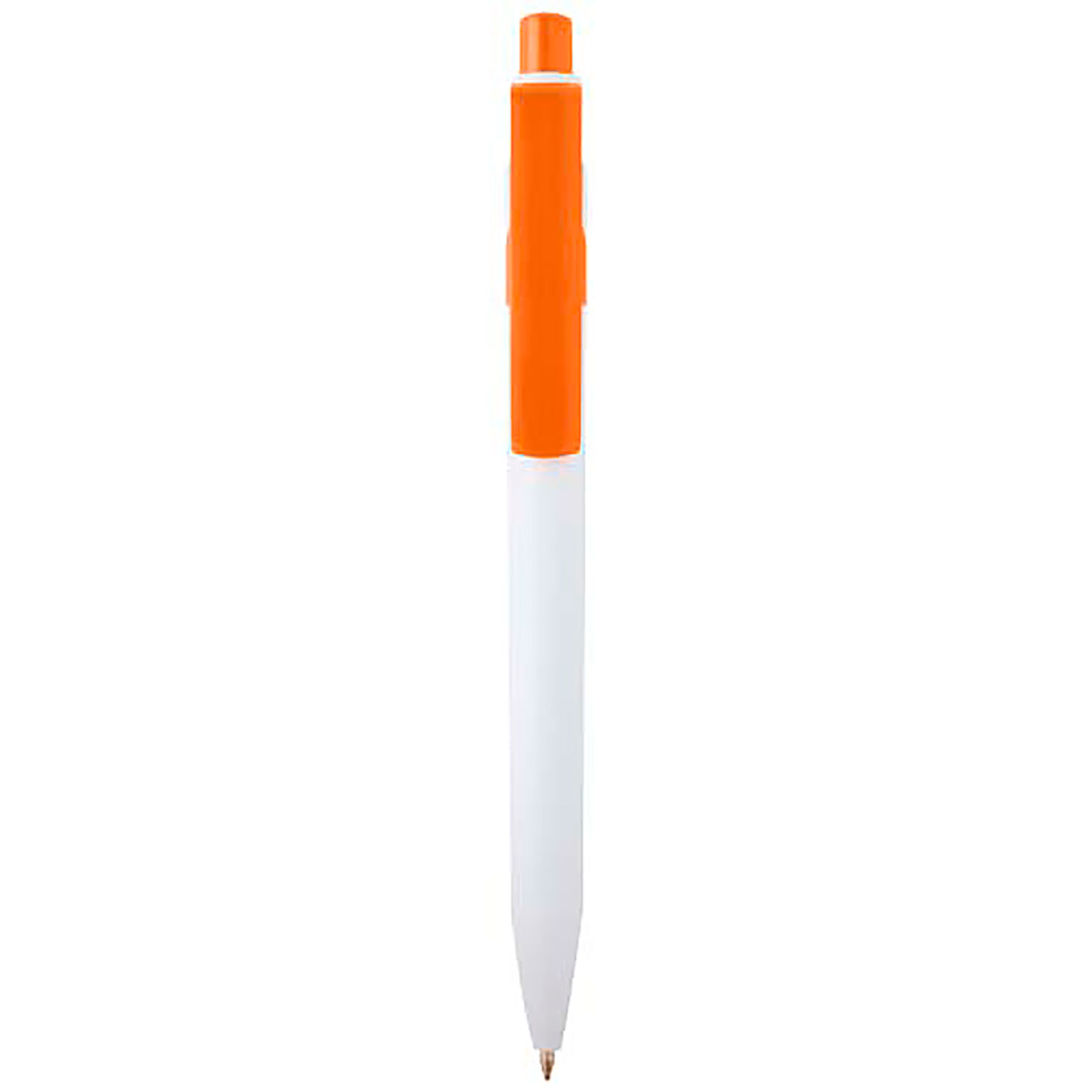 Unica recycled plastic ballpoint pen (blue ink) - orange