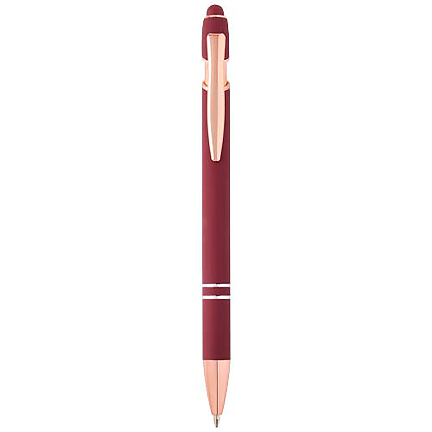 Nanna ballpoint pen with rose gold finish (blue ink) - red