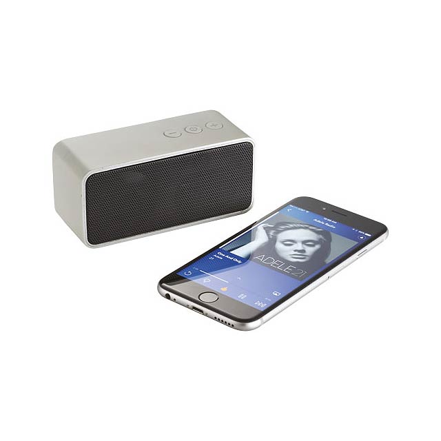 Stark tragbarer Bluetooth® Lautsprecher - Silber