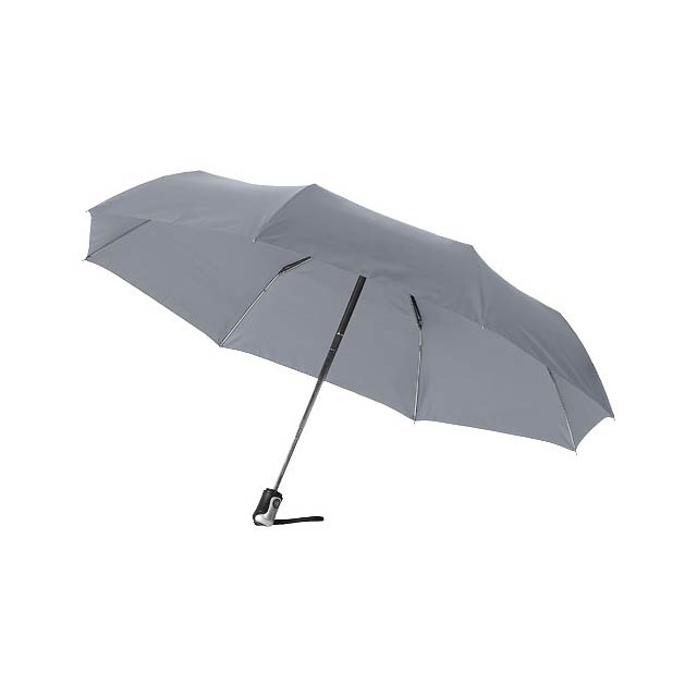 Alex 21.5" foldable auto open/close umbrella - grey