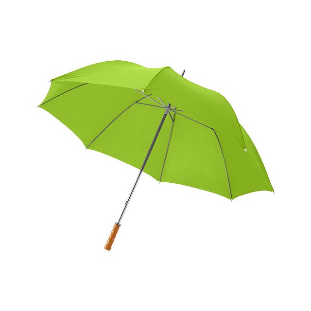 Karl 30" golf umbrella with wooden handle - lime