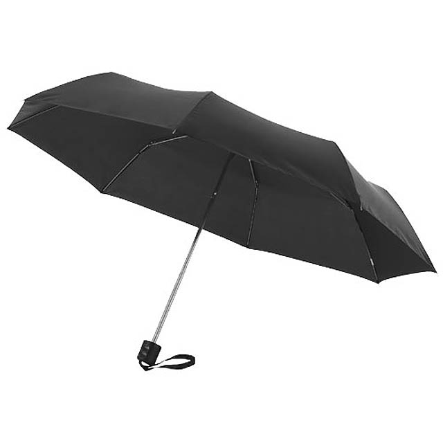 Ida 21,5" Kompaktregenschirm - schwarz