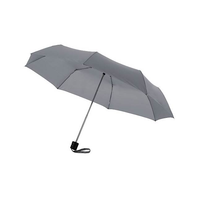 Ida 21.5" foldable umbrella - grey