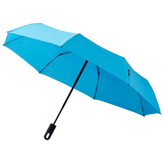 Trav 21.5" foldable auto open/close umbrella - baby blue