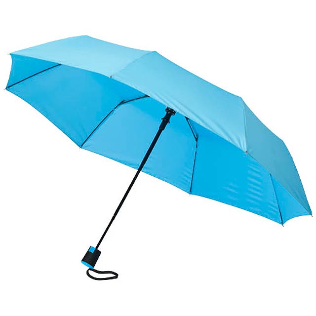 Wali 21" foldable auto open umbrella - blue