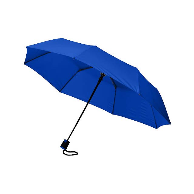 Wali 21" Automatik Kompaktregenschirm - blau
