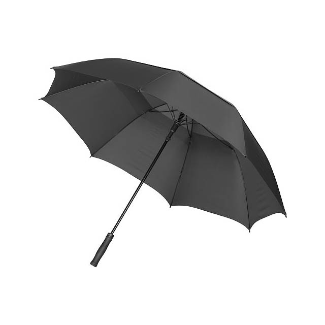 Deštník Glendale 30" s automatickým otvíráním a průduchy - čierna