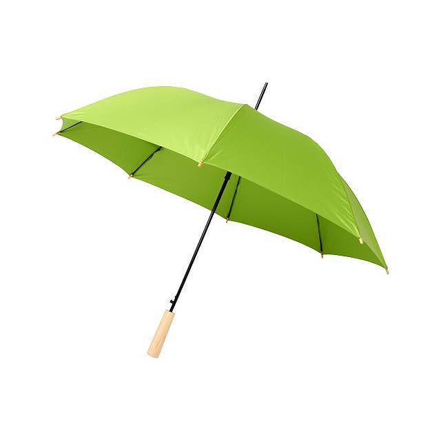 Deštník z recyklovaného PET s automatickým otevíráním Alina  - citrónová - limetková