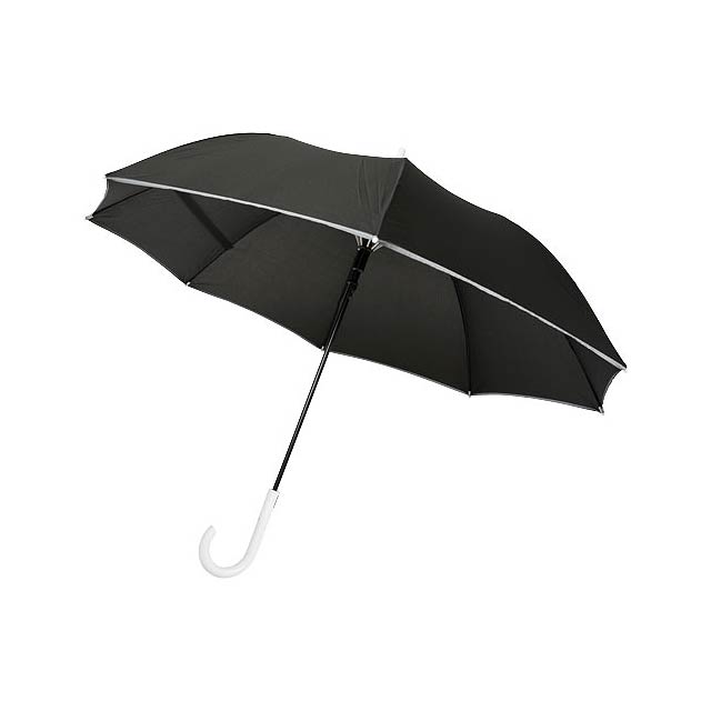 Felice 23" auto open windproof reflective umbrella - white
