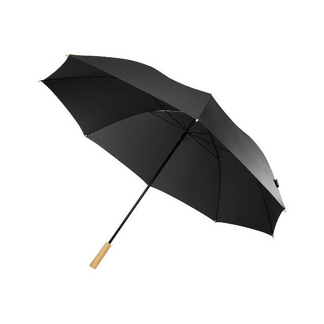 Větruodolný golfový deštník Romee 30'' z recyklovaného PET materiálu - černá