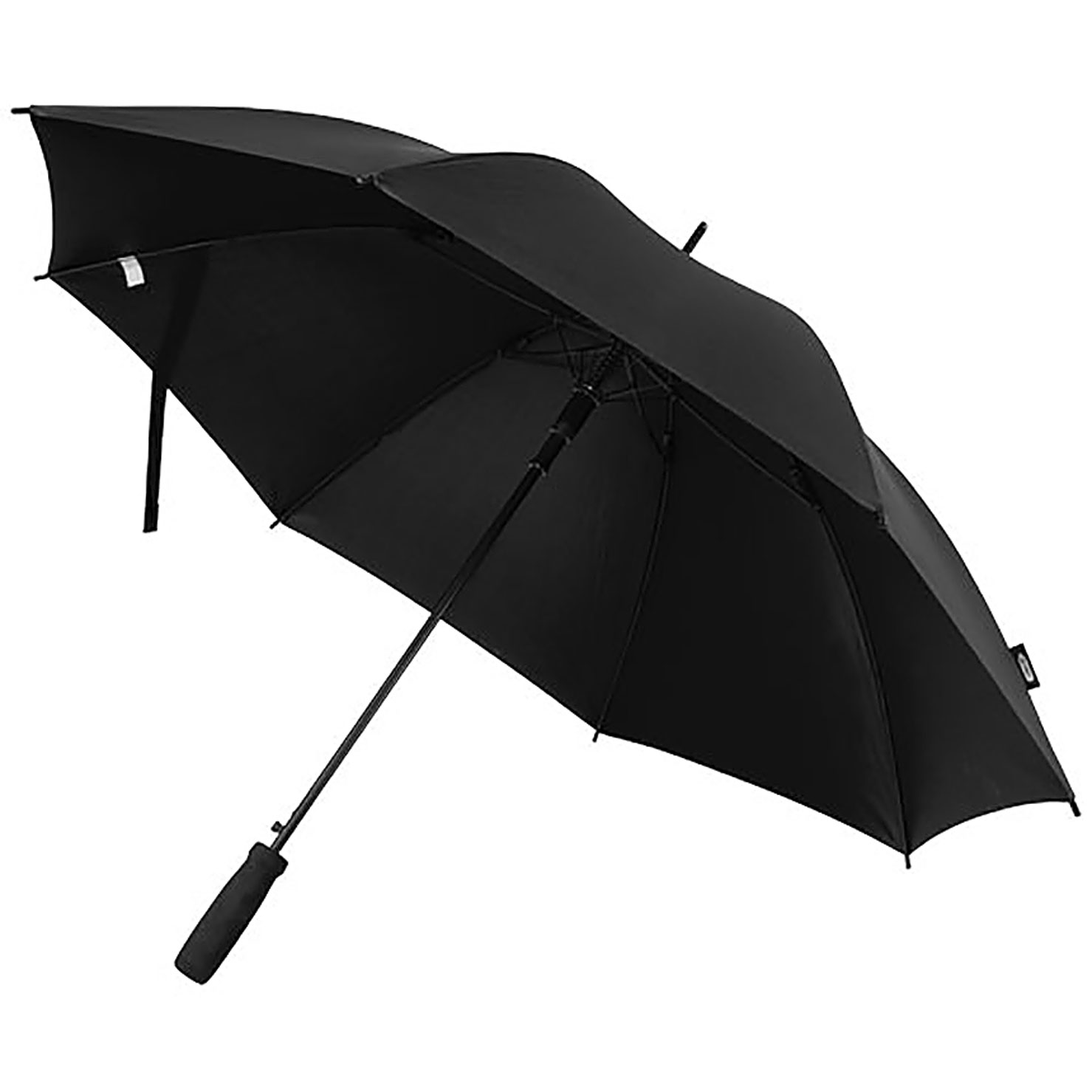 Niel 23" auto open recycled PET umbrella - black