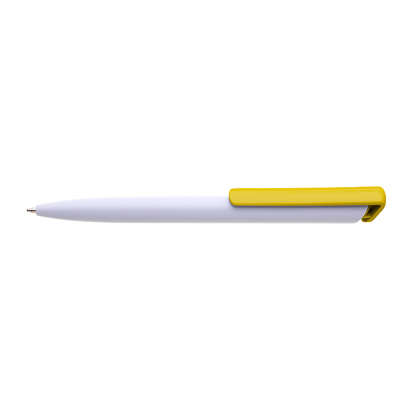 BOIA ballpoint pen, white body - yellow