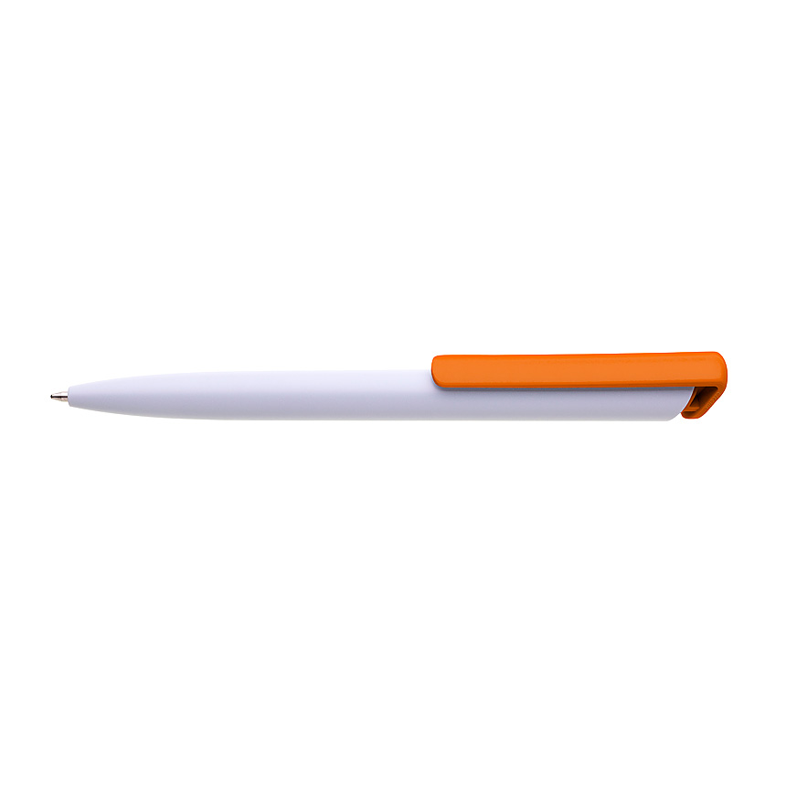 BOIA ballpoint pen, white body - orange