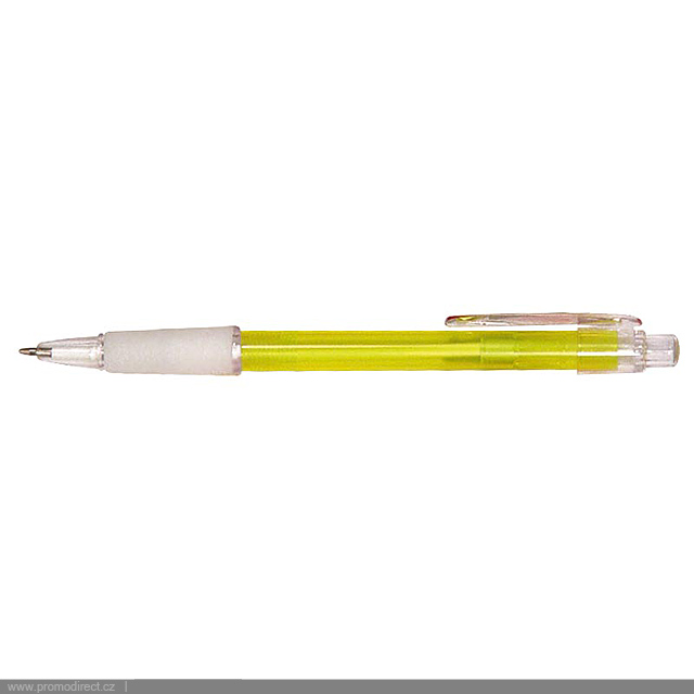 PROSTO plastové kuličkové pero - žlutá