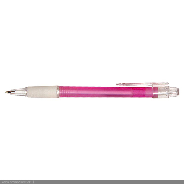 PROSTO plastové kuličkové pero - ružová