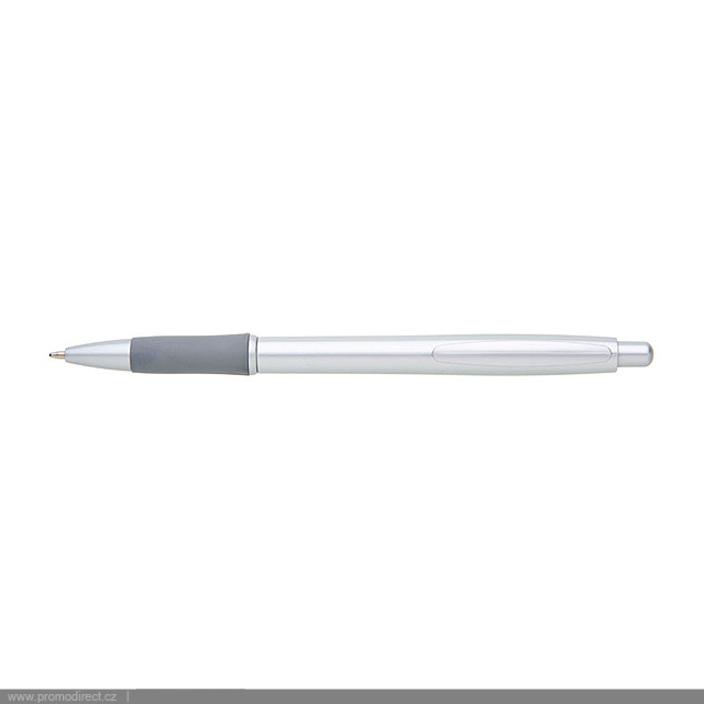 SUTRI plastové kuličkové pero - stříbrná