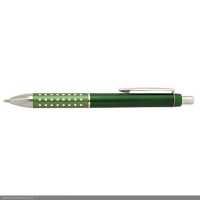 BLERA plastové kuličkové pero - zelená