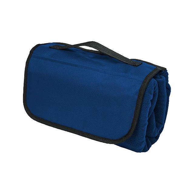 Meadow Picknickdecke aus Fleece mit Klettverschluss - blau