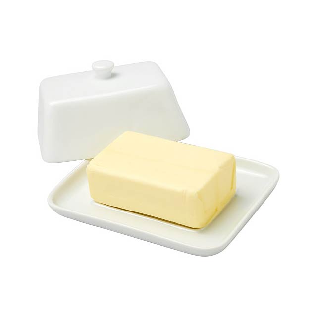 Holden butter dish - white