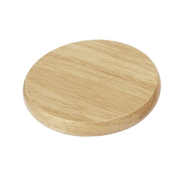 Scoll wooden coaster with bottle opener - wood