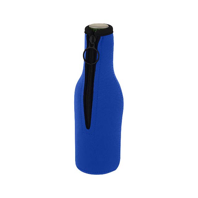 Pouzdro na lahve z recyklovaného neoprenu Fris - nebesky modrá
