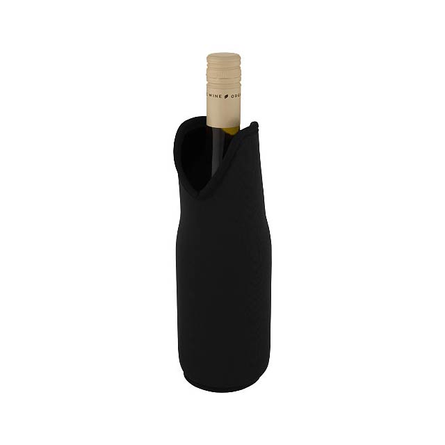 Pouzdro na víno z recyklovaného neoprenu Noun - černá