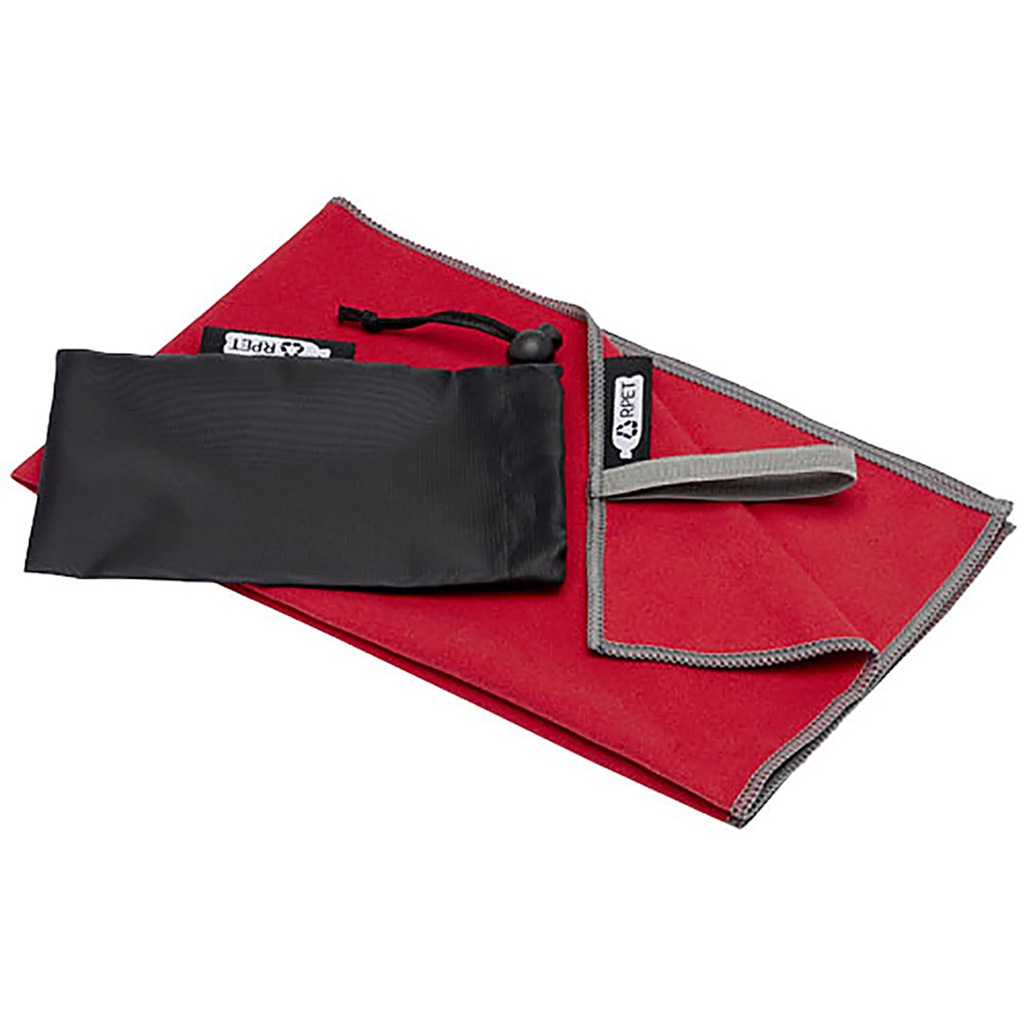 Pieter GRS ultra lightweight and quick dry towel 30x50 cm - red