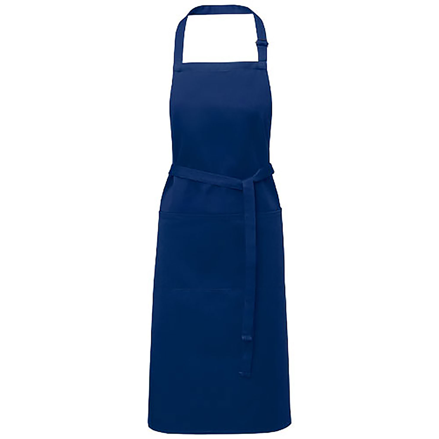 Andrea 240 g/m² apron with adjustable neck strap - blue