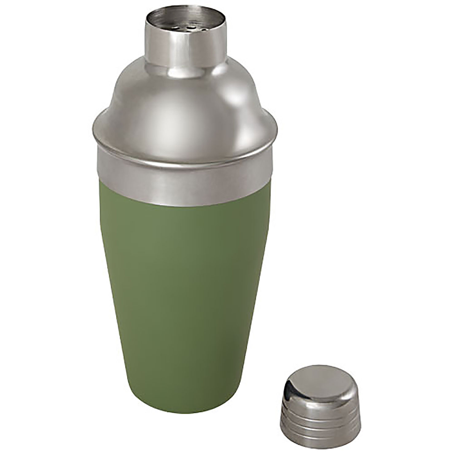 Gaudie recycled stainless steel cocktail shaker - green