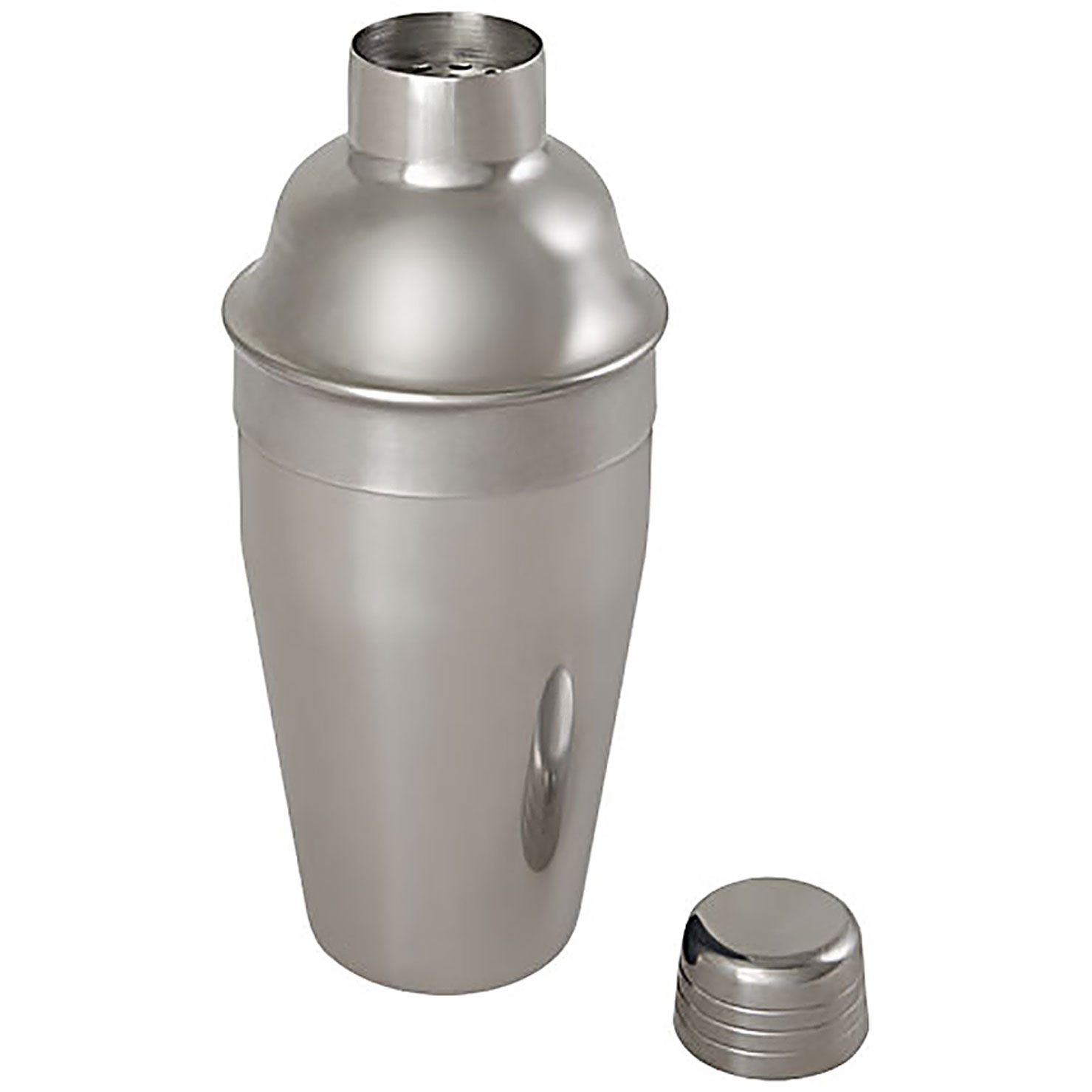 Gaudie Cocktailshaker aus recyceltem Edelstahl - Silber