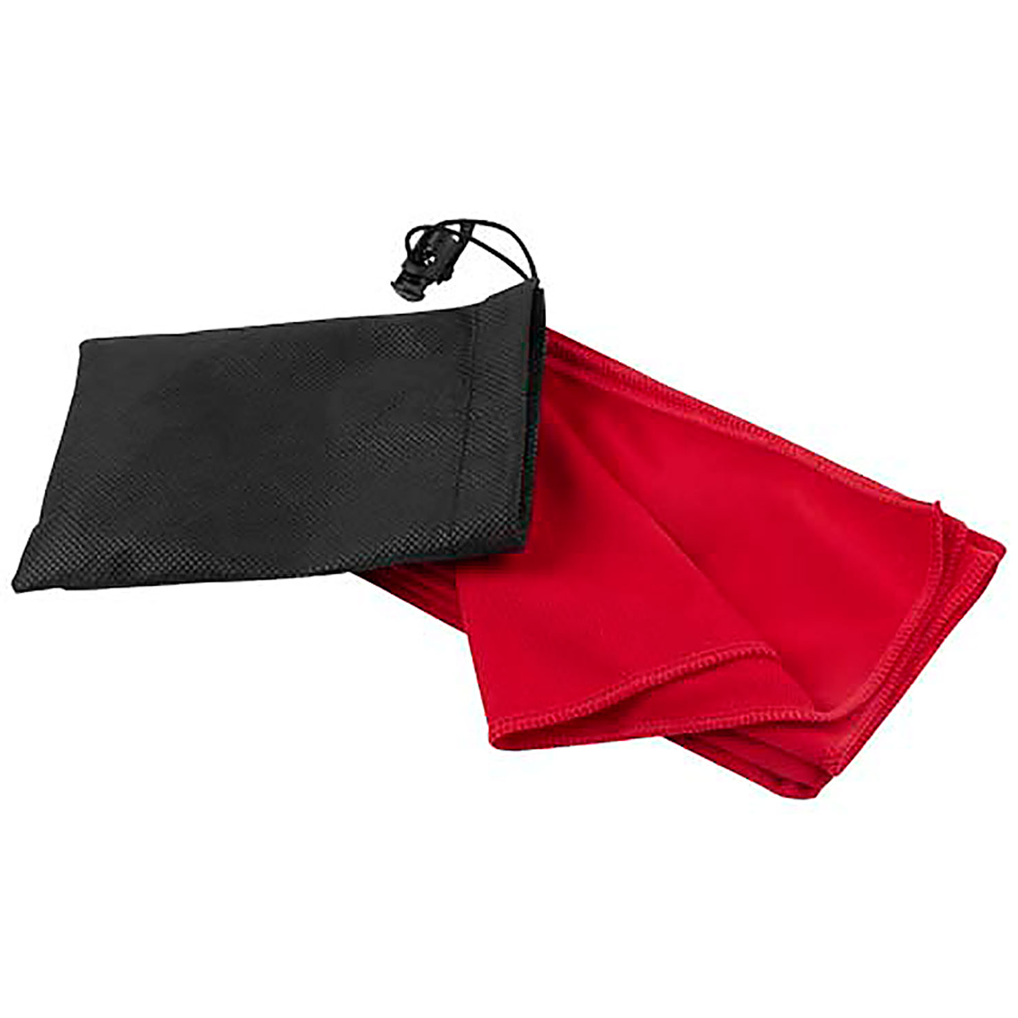 Lucas RPET sport towel 30x80 cm - red