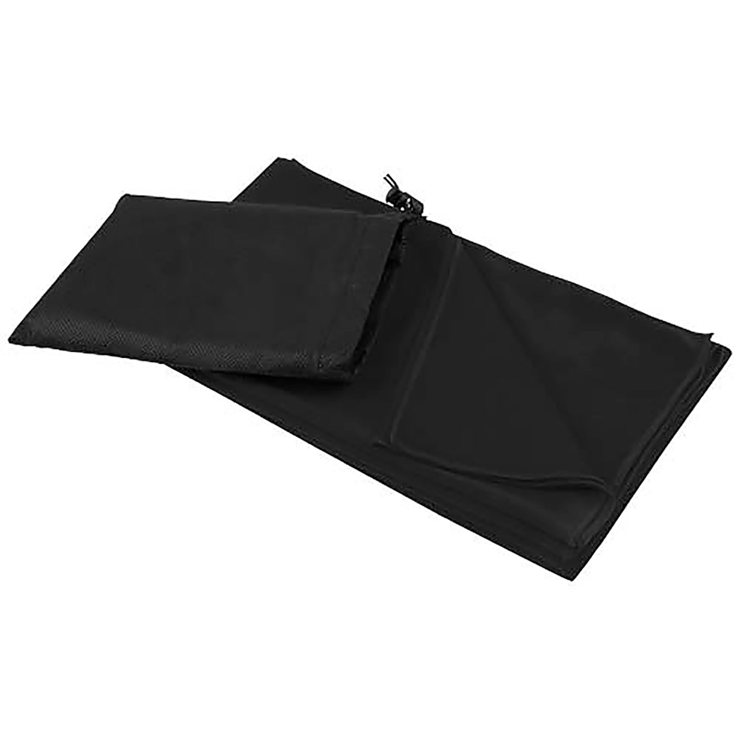 Lucas RPET sport towel 70x140 cm - black