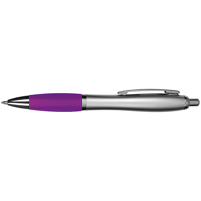 Ball pen with satin finish - violet