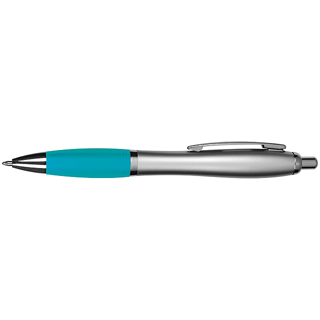 Ball pen with satin finish - turquoise