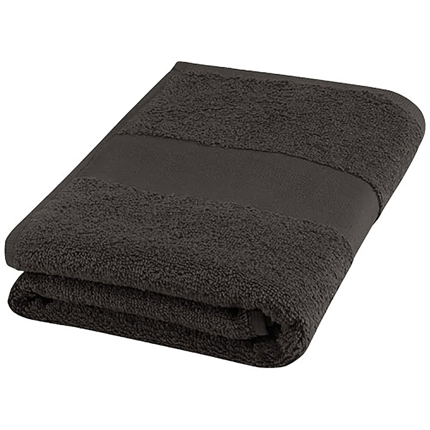 Charlotte 450 g/m² cotton towel 50x100 cm - black