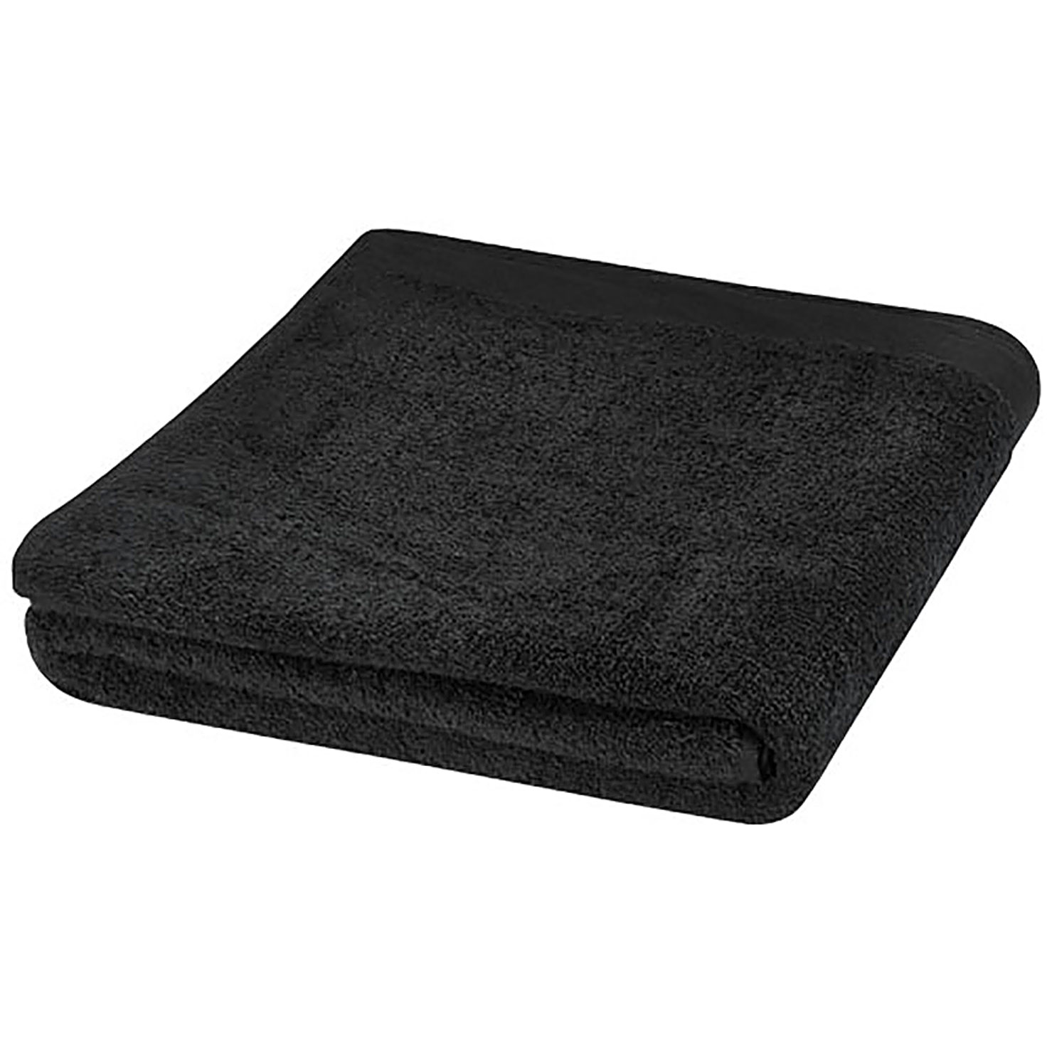 Riley 550 g/m² cotton towel 100x180 cm - black